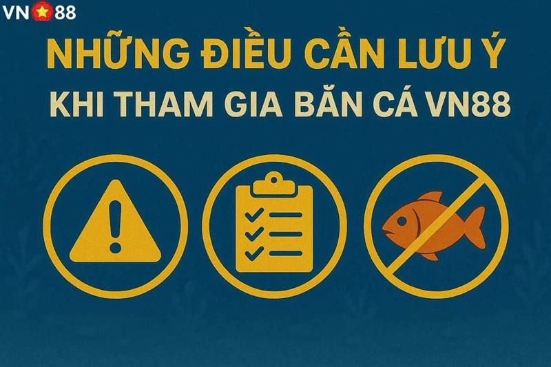 Một Số Lưu Ý Quan Trọng Khi Chơi Game Bắn Cá Bắn cá Vn88