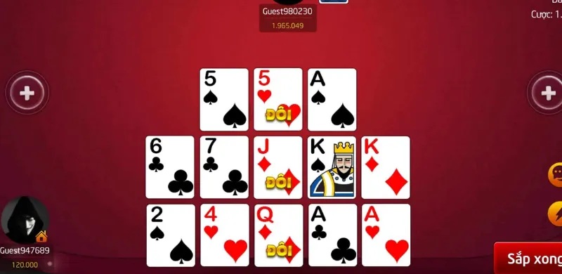 Chiến thuật xếp bài theo hướng dẫn từ cao thủ Mậu binh Vn88